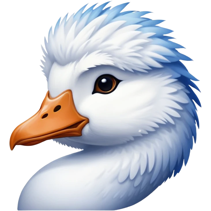 Troublemaker goose blue emoji