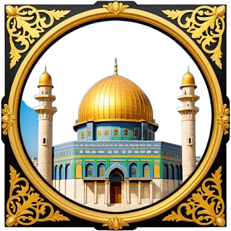 Dome of the rock, Palestine emoji