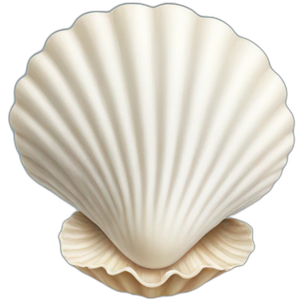 White Sea shell emoji