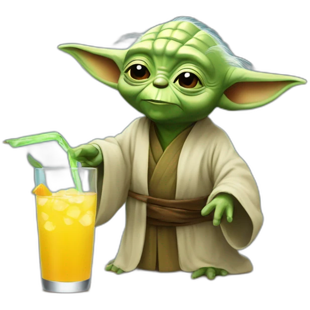 Yoda-drink-birds emoji