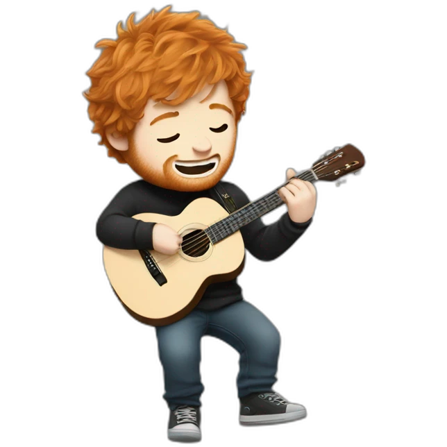 ed sheeran playing guitar emoji