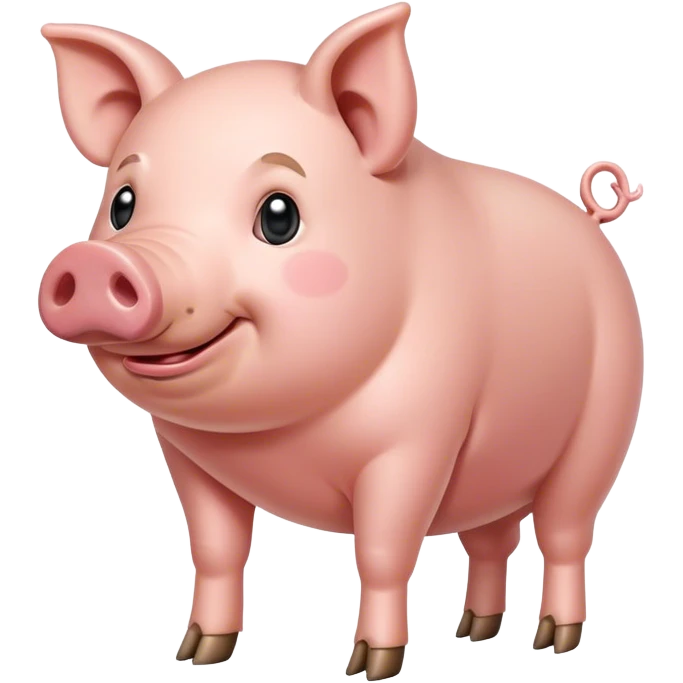 Five legged pig emoji