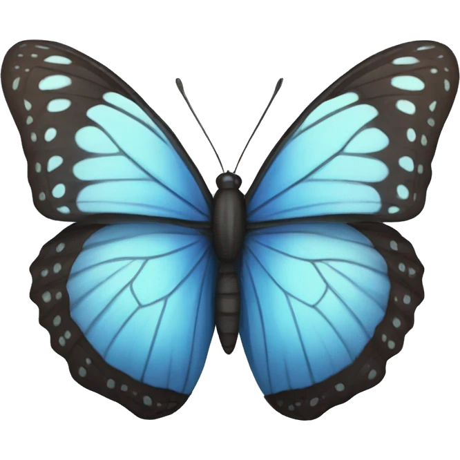 blue butterfly  emoji