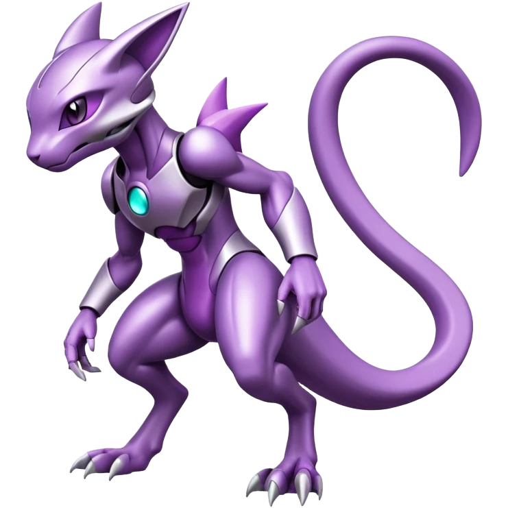 Protogen-Mewtwo-Genesect-hybrid (full body) emoji