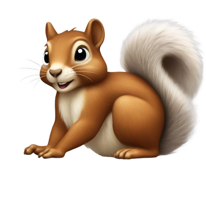 Dead squirrel emoji