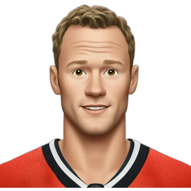 Jonathan Toews as beach bum emoji