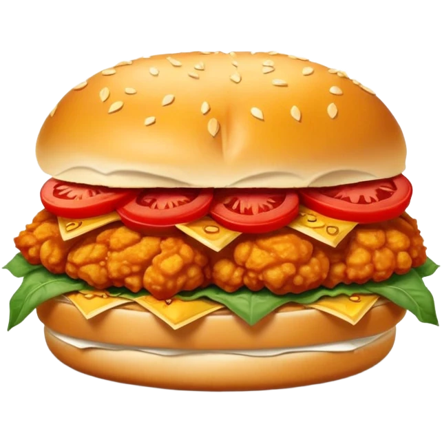 Carolina reaper chicken sandwich  emoji