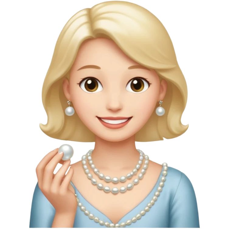 Clutching pearls  emoji