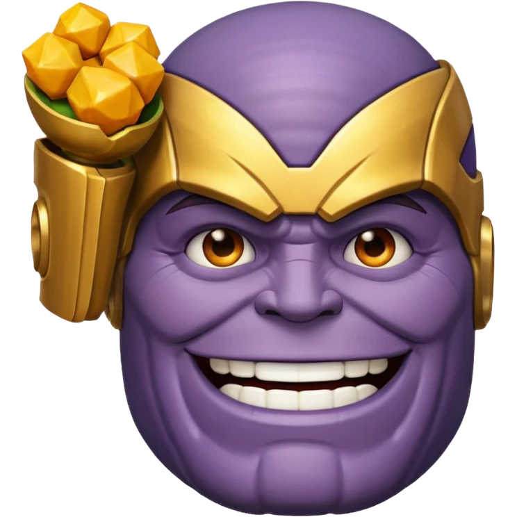 thanos zesty smile emoji
