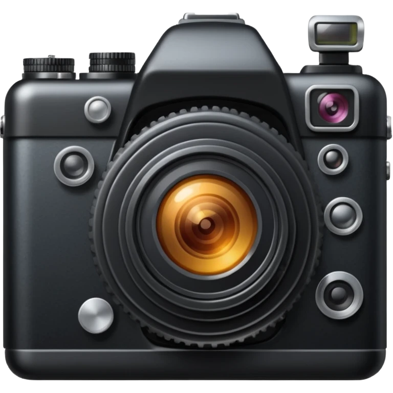 The camera has many buttons emoji