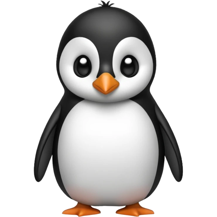 A sad peguin emoji
