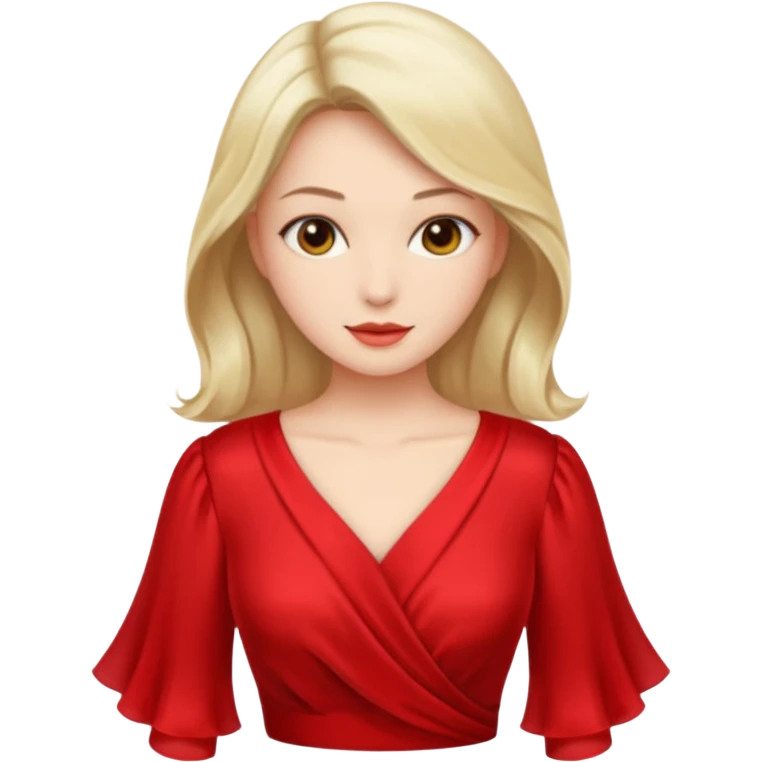 red blouse emoji