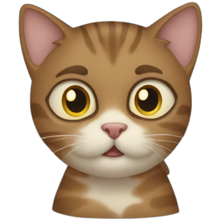 Cat Having a night mare emoji
