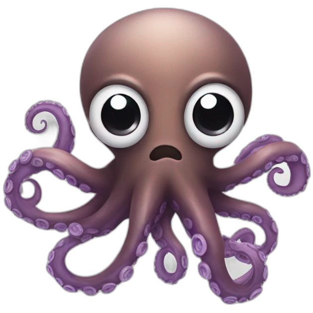 octopus with big eyes emoji