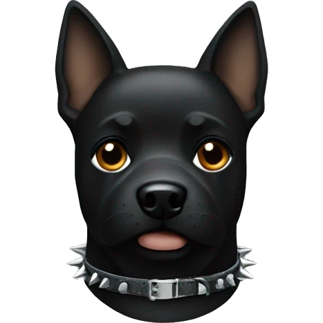 Black spiked dog collar emoji