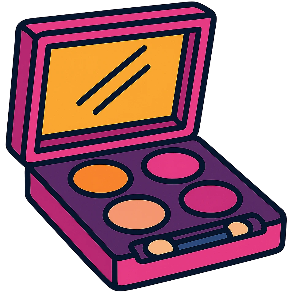 pink makeup palette emoji