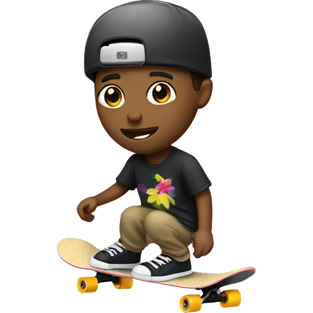 skateboarder emoji