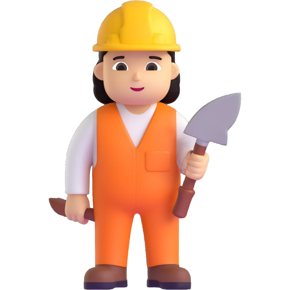 carpintero trabajando en un taller emoji