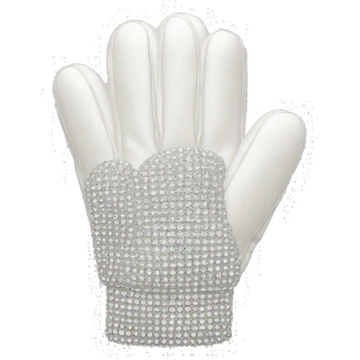 white rhinestone glove emoji
