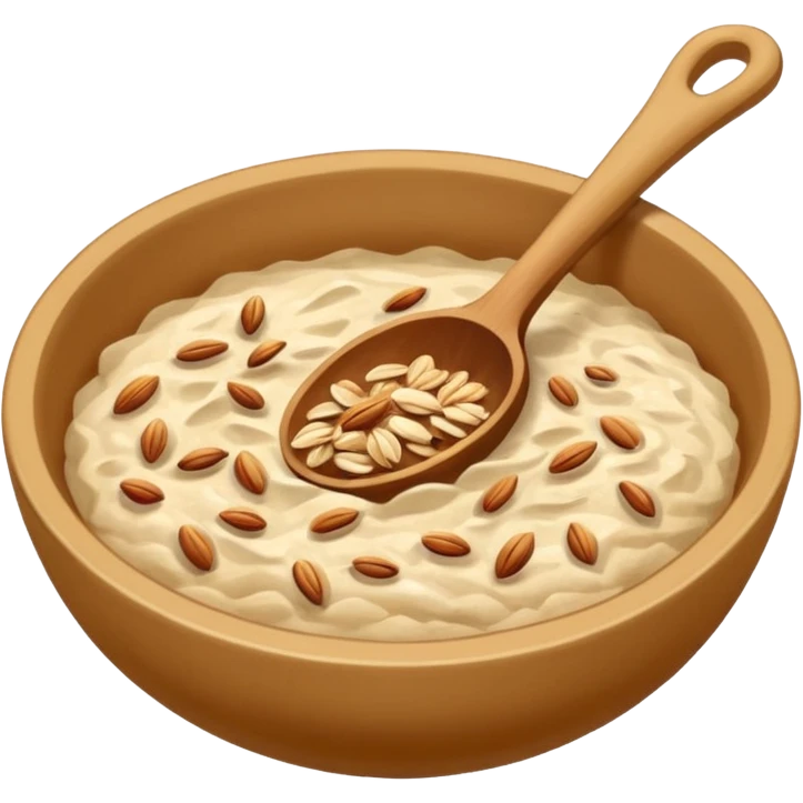 cucharada de harina de avena emoji
