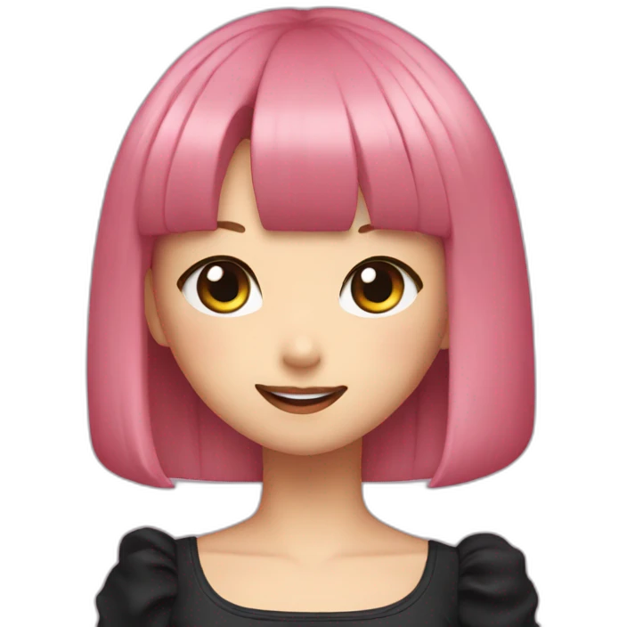 Lisa from blackpink dance emoji