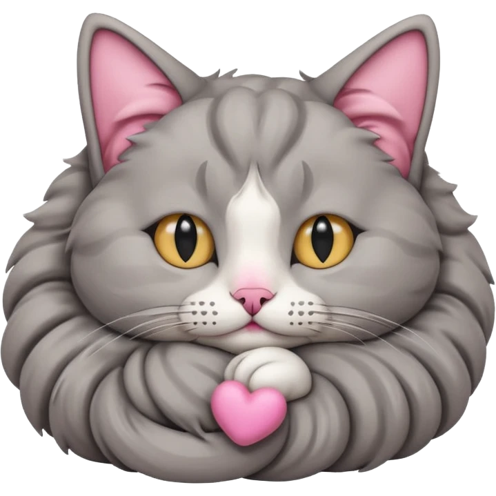 an ear-folded cat emoji
