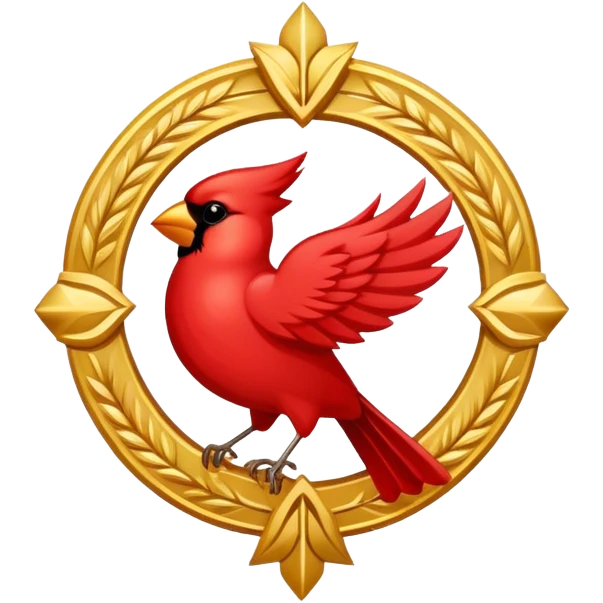 Cardinal's emblem emoji