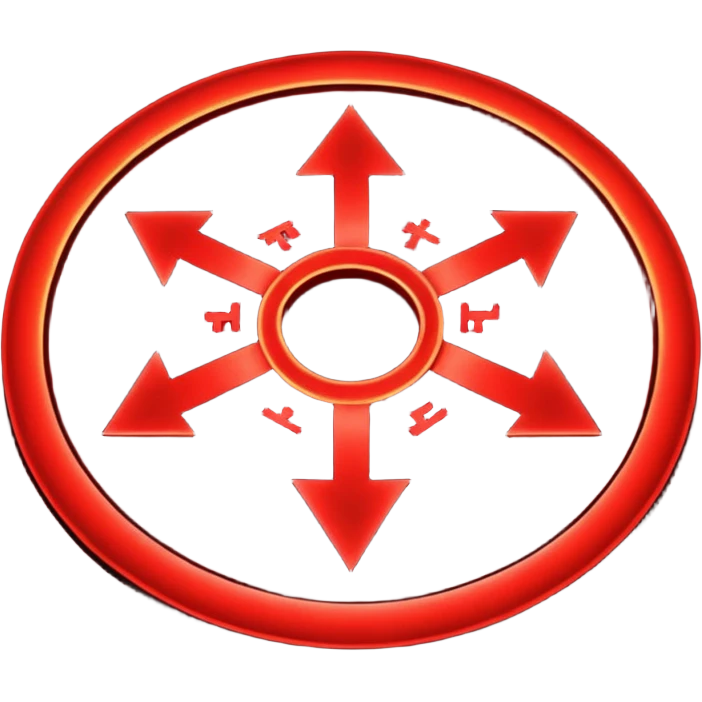 Ritual Circle – Glowing red symbols on the ground
 emoji