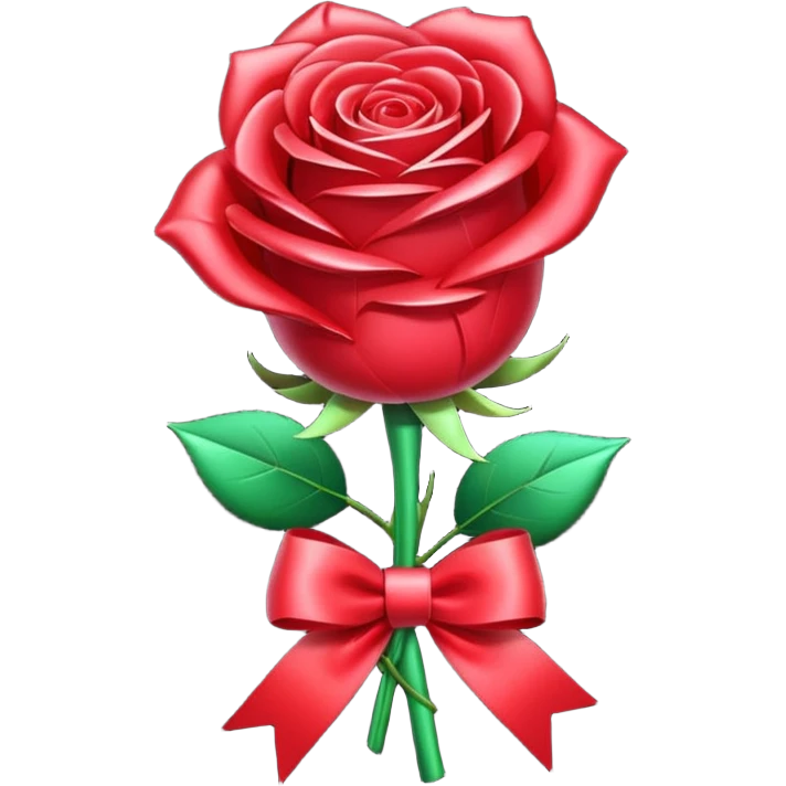 The TikTok rose gift as a emoji emoji