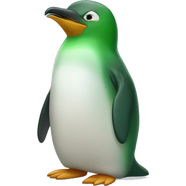 green penguin emoji