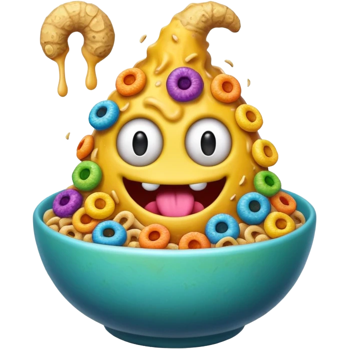  Emoji Vomit cereal monster  emoji