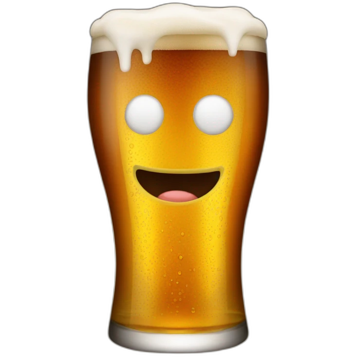 split beer emoji