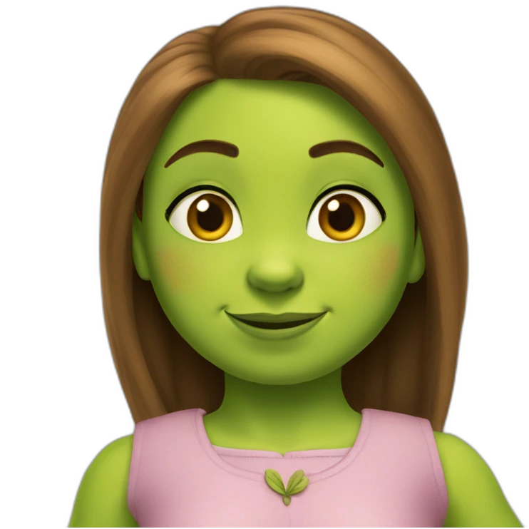 Fiona and Shrek emoji