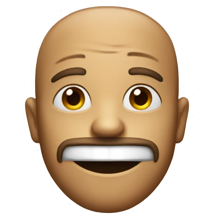 Smug face emoji