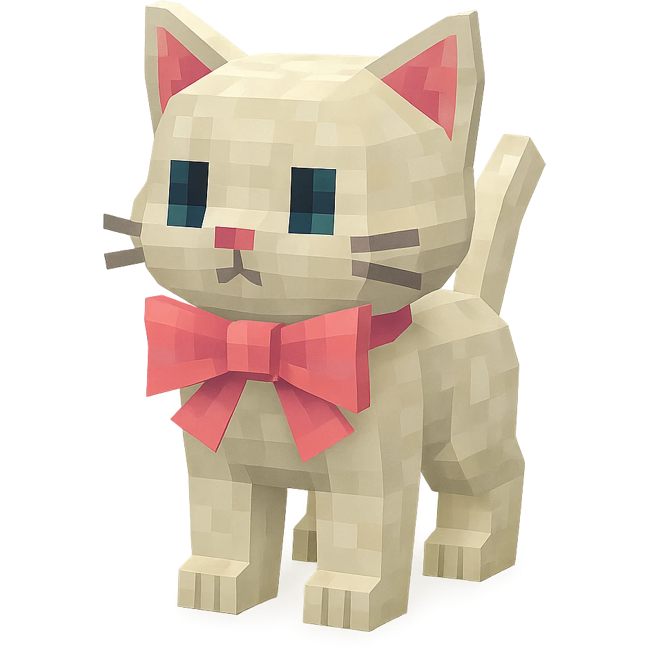 cute fluffy white kitten with a light pink bow emoji