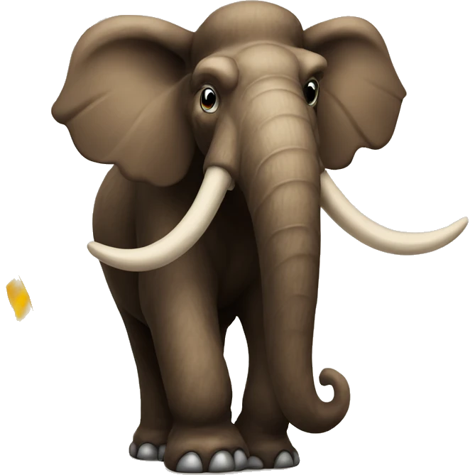 a mammoth with a German flag emoji