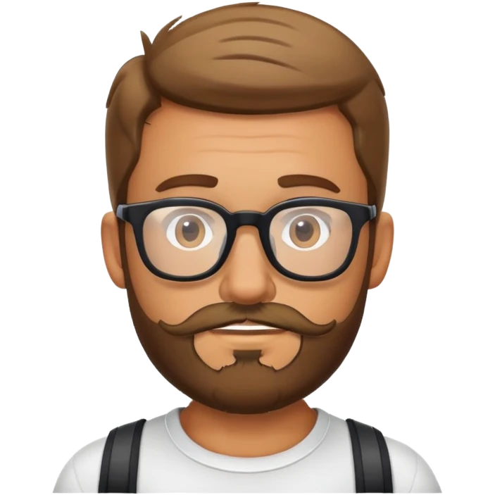 adventure guy with glasses and small beard emoji