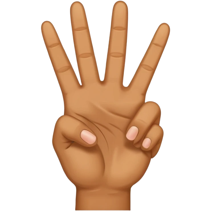 A hand make c emoji