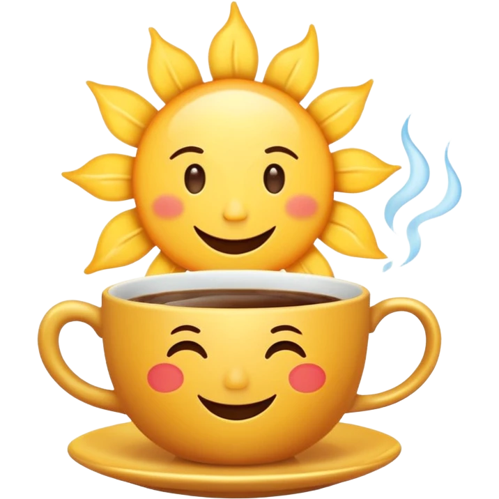 Cute good morning emoji