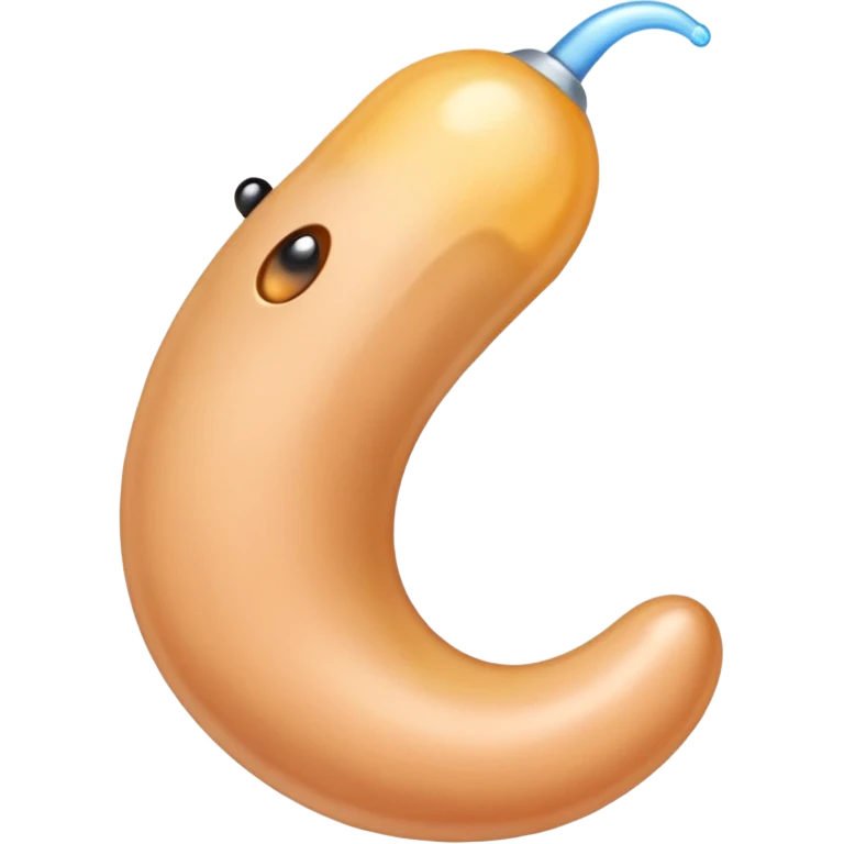 A penis having an orgasm with a little bit of ejaculation emoji