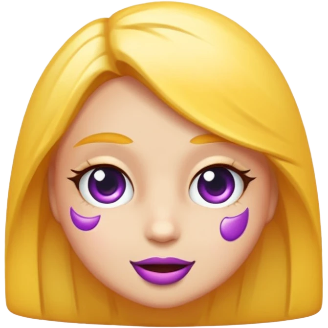 bala doce branco e roxo emoji