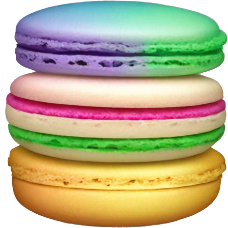 Colorful Macaron emoji