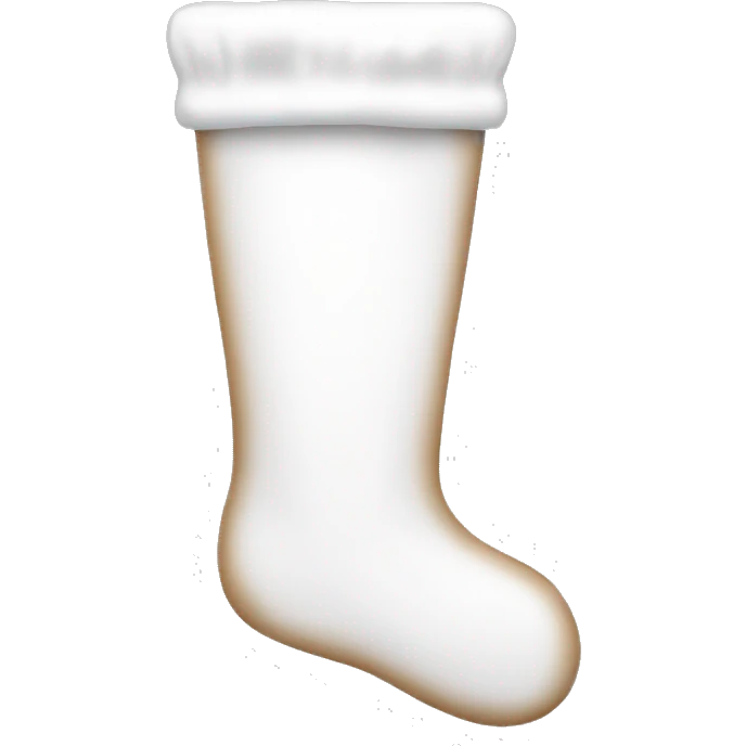 White stocking  emoji