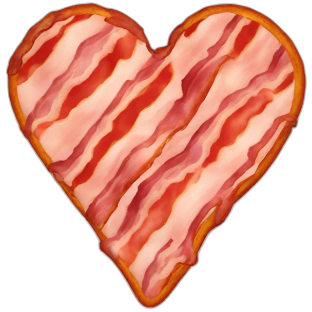 Bacon-heart emoji
