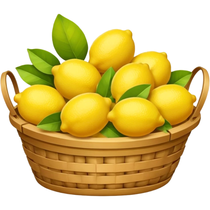 Cestino di limoni emoji