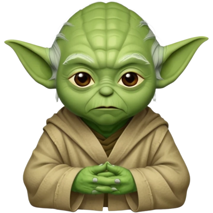 master yoda minimalist emoji