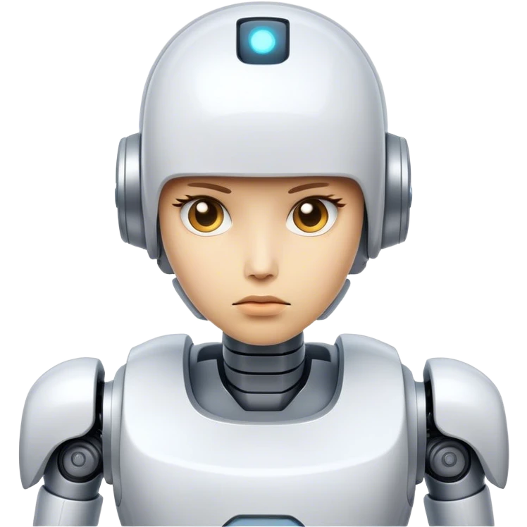 Mean muggin  futuristic cool is debatable type of hero archetype straight AI Robot emoji