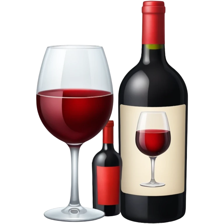 Bottle of wine emoji