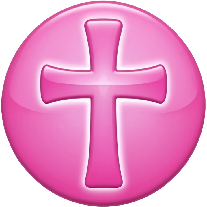 mac os icon pink cross icon emoji