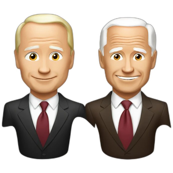 Putin and Biden coffee emoji